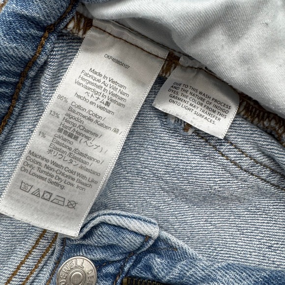 Madewell Jeans Women 23 Blue The Perfect Vintage Wide-Leg Jean High Rise Denim - Picture 10 of 16